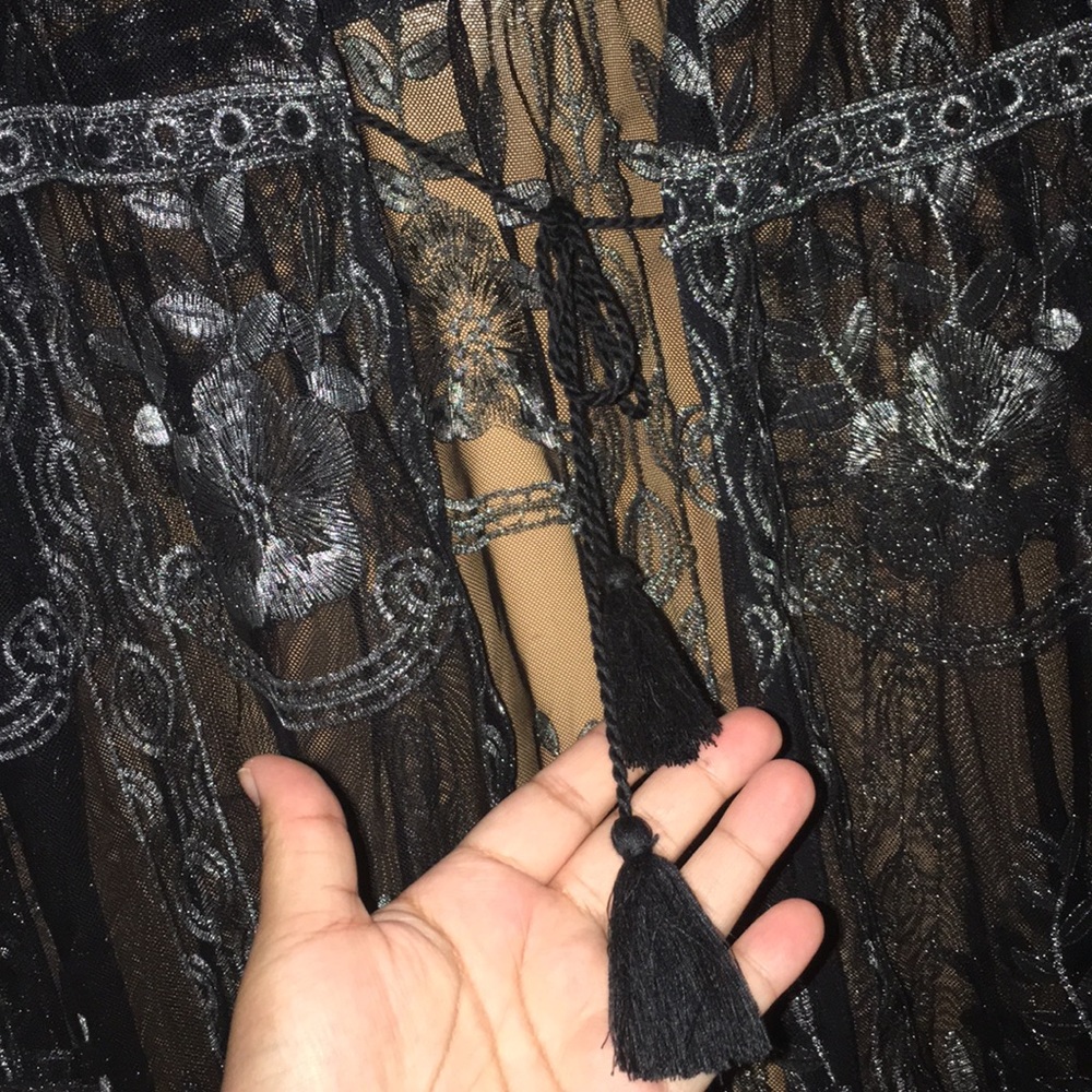 Fashion nova || Sheer cardigan/coverup - Picture 4 of 4